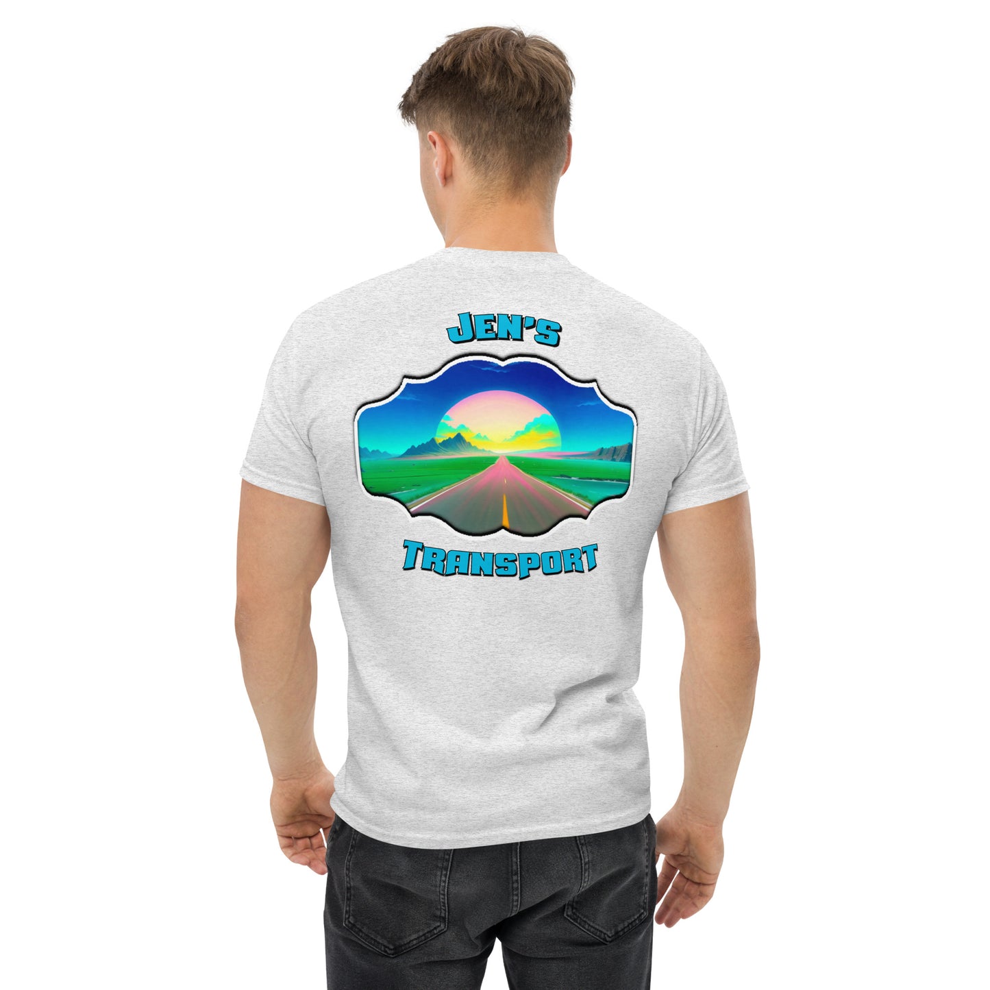Men's classic tee - Jen’s Transport - SRQ Diecast Custom Apparel