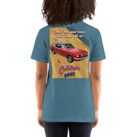 Unisex t-shirt - Candlepin Bowl ‘65 - SRQ Diecast Custom Apparel