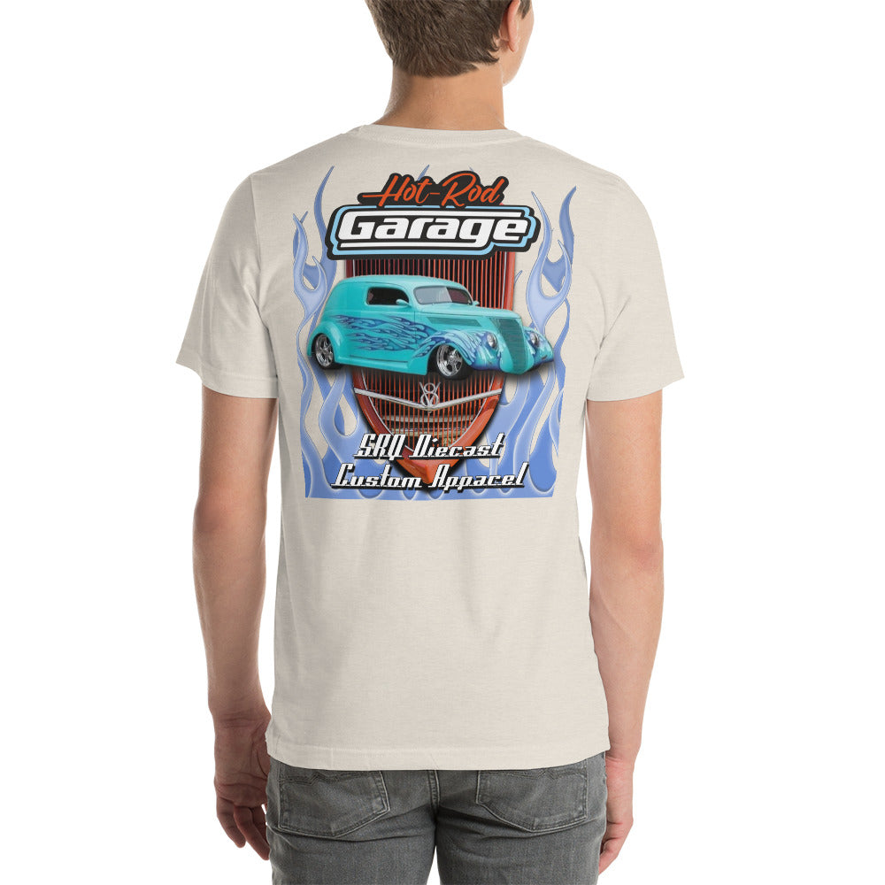 Unisex t-shirt - Hot Rod Garage 2 - SRQ Diecast Custom Apparel