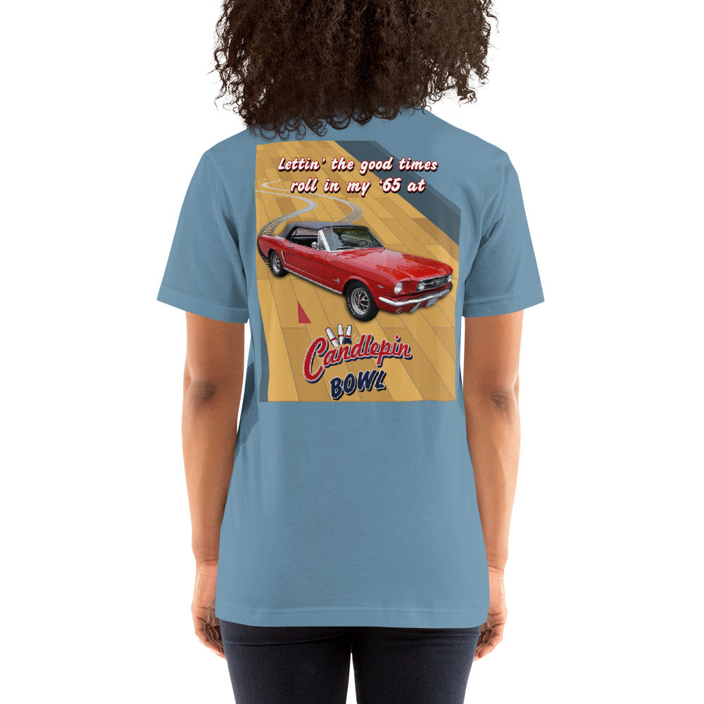 Unisex t-shirt - Candlepin Bowl ‘65 - SRQ Diecast Custom Apparel