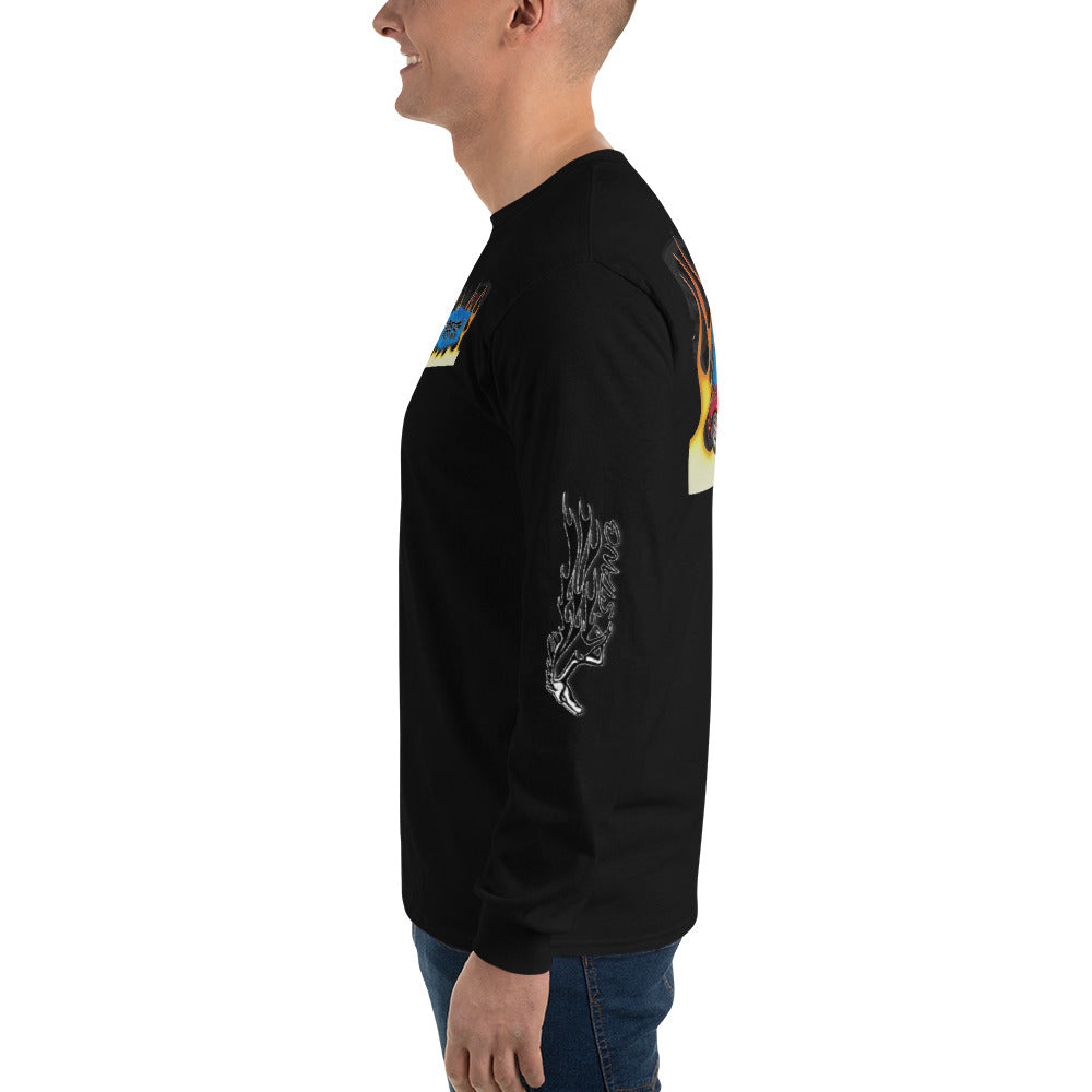 Men’s Long Sleeve Shirt - Dad’s Stang Convertible - SRQ Diecast Custom Apparel