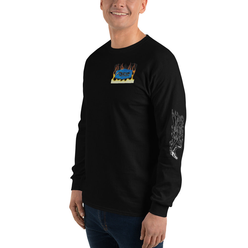 Men’s Long Sleeve Shirt - Dad’s Stang Convertible - SRQ Diecast Custom Apparel