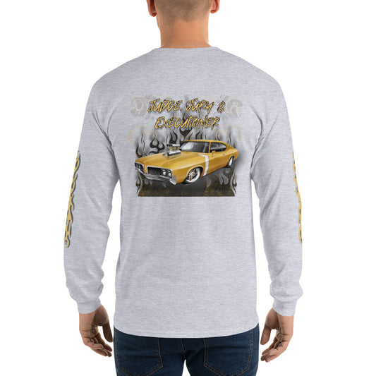 Men’s Long Sleeve Shirt - Judge, Jury & Executioner - SRQ Diecast Custom Apparel