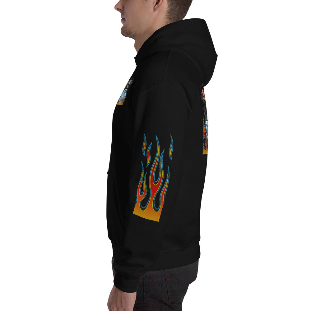 Unisex Hoodie - Old School Truckin - SRQ Diecast Custom Apparel