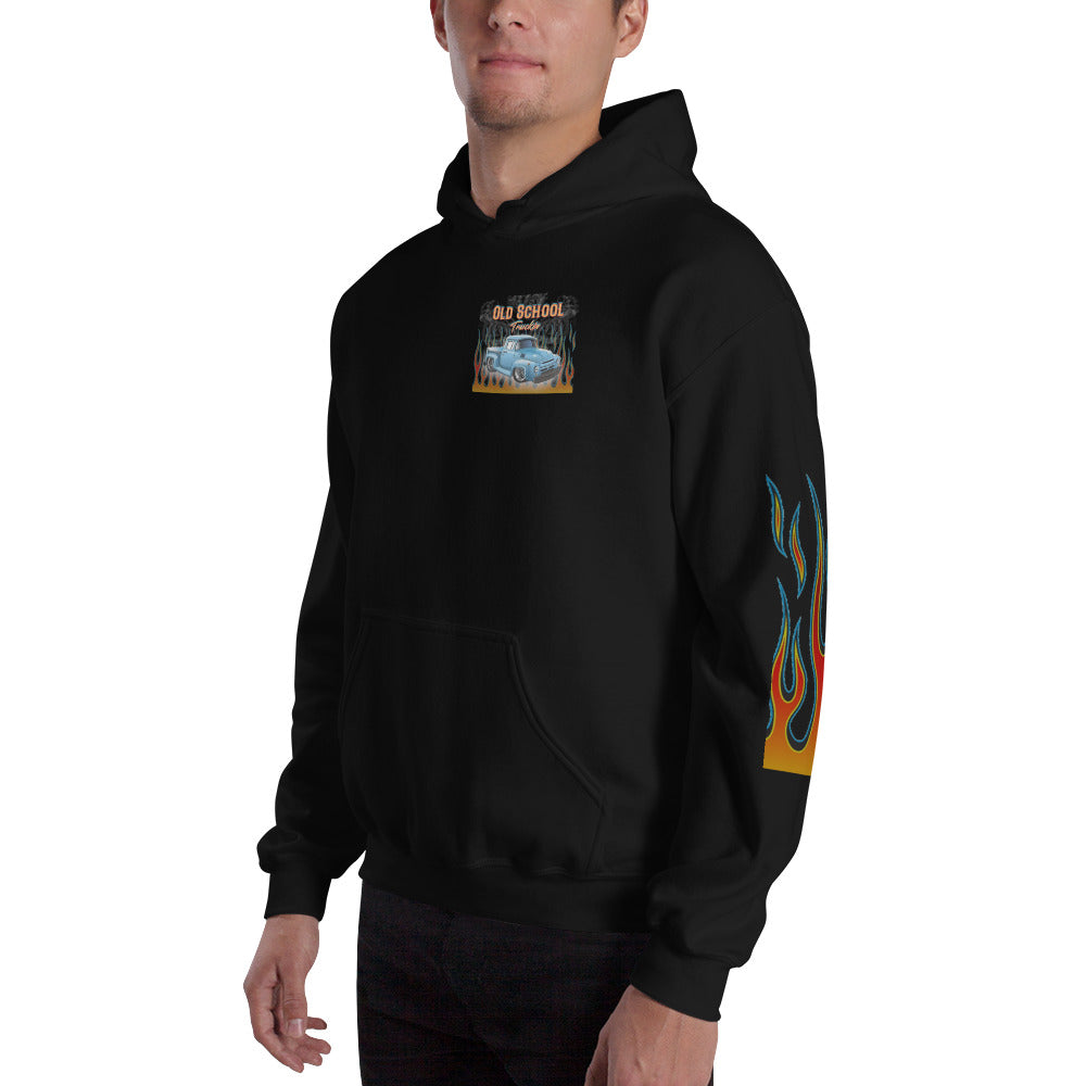 Unisex Hoodie - Old School Truckin - SRQ Diecast Custom Apparel