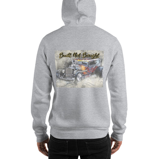 Unisex Hoodie - Built Not Bought - SRQ Diecast Custom Apparel