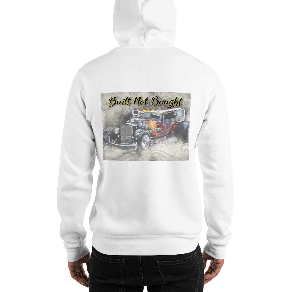 Unisex Hoodie - Built Not Bought - SRQ Diecast Custom Apparel