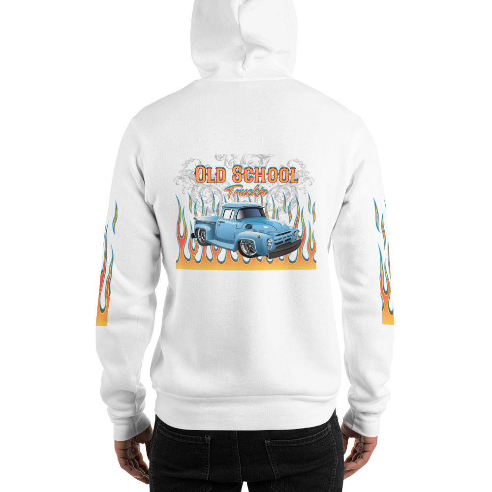 Unisex Hoodie - Old School Truckin - SRQ Diecast Custom Apparel