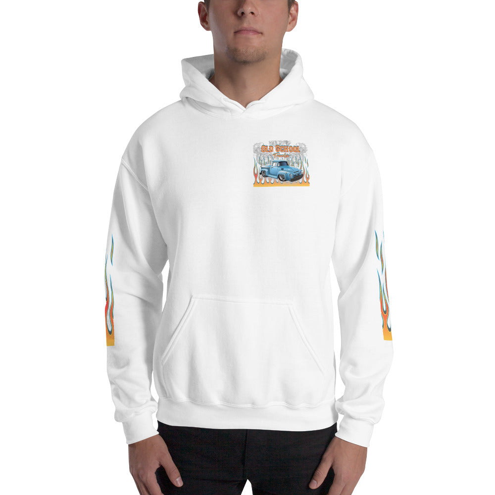Unisex Hoodie - Old School Truckin - SRQ Diecast Custom Apparel