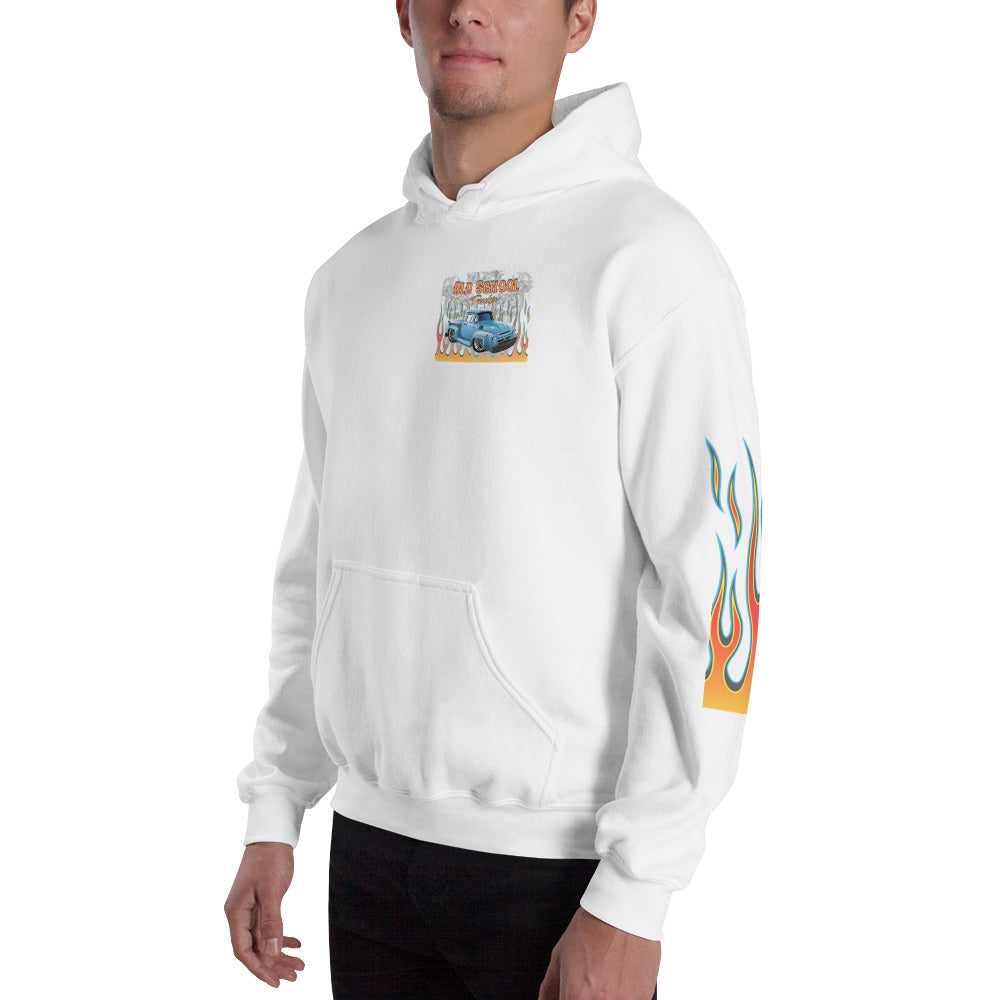 Unisex Hoodie - Old School Truckin - SRQ Diecast Custom Apparel