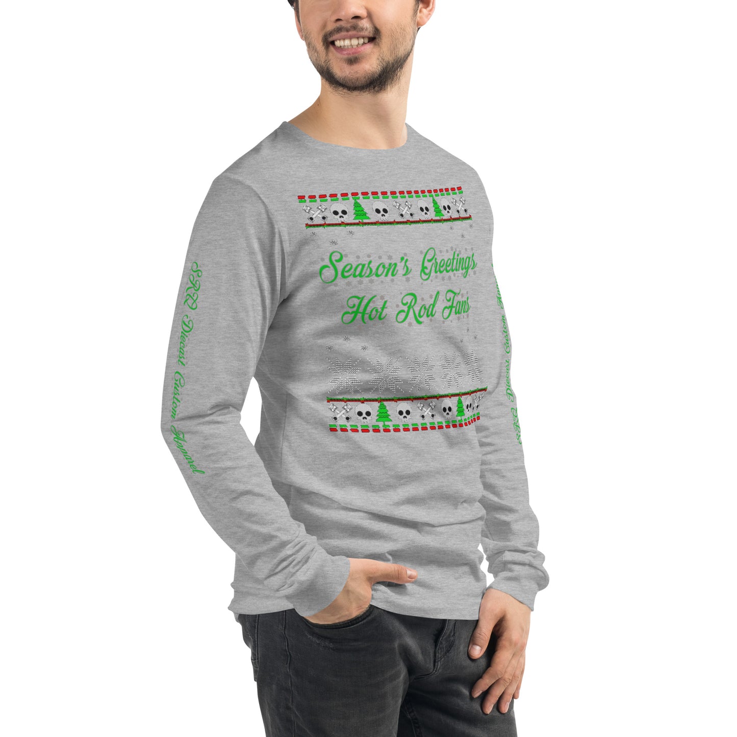 Unisex Long Sleeve Tee - Season’ Greetings - SRQ Diecast Custom Apparel