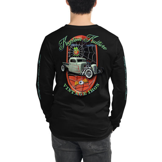 Unisex Long Sleeve Tee - Kustom Kulture Grille - SRQ Diecast Custom Apparel