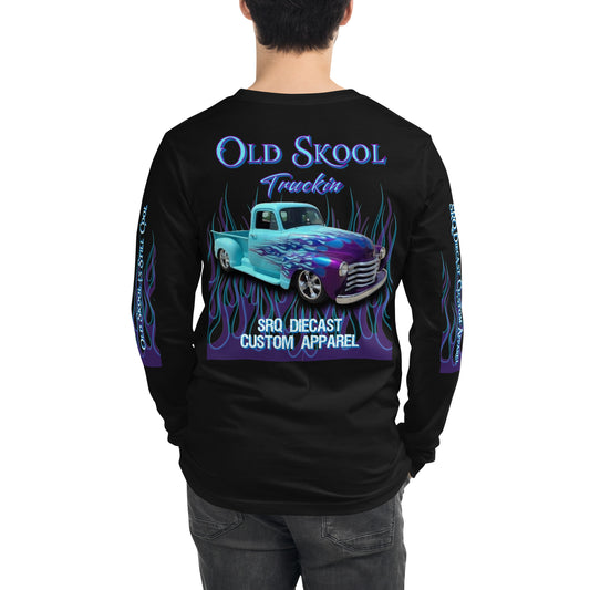 Unisex Long Sleeve Tee - Old Skool is Still Cool - SRQ Diecast Custom Apparel