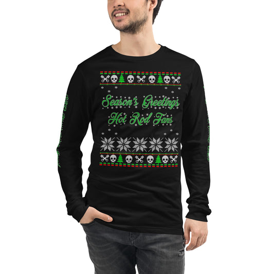Unisex Long Sleeve Tee - Season’ Greetings - SRQ Diecast Custom Apparel