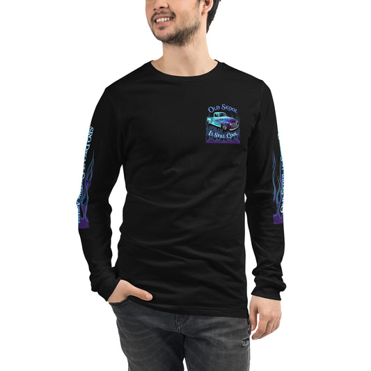 Unisex Long Sleeve Tee - Old Skool is Still Cool - SRQ Diecast Custom Apparel
