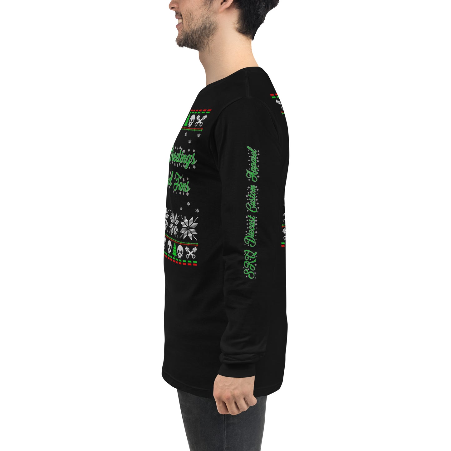 Unisex Long Sleeve Tee - Season’ Greetings - SRQ Diecast Custom Apparel