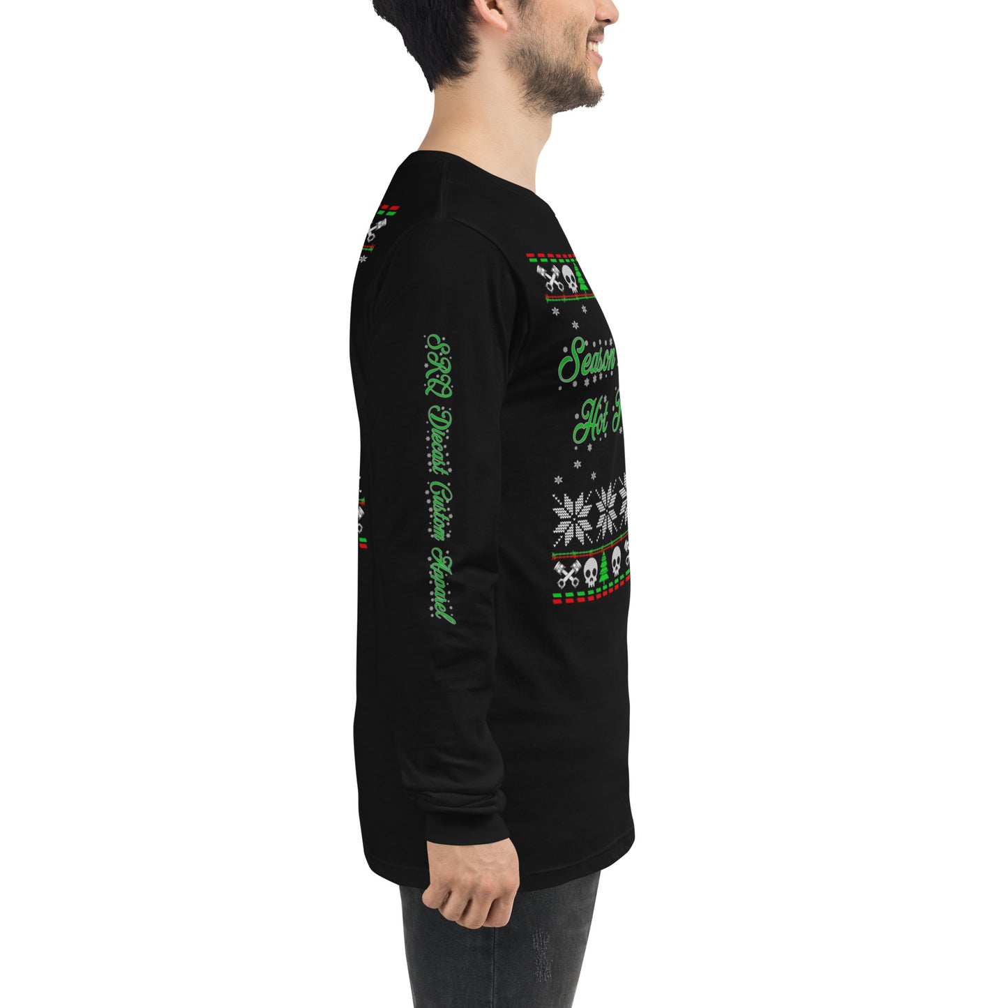 Unisex Long Sleeve Tee - Season’ Greetings - SRQ Diecast Custom Apparel