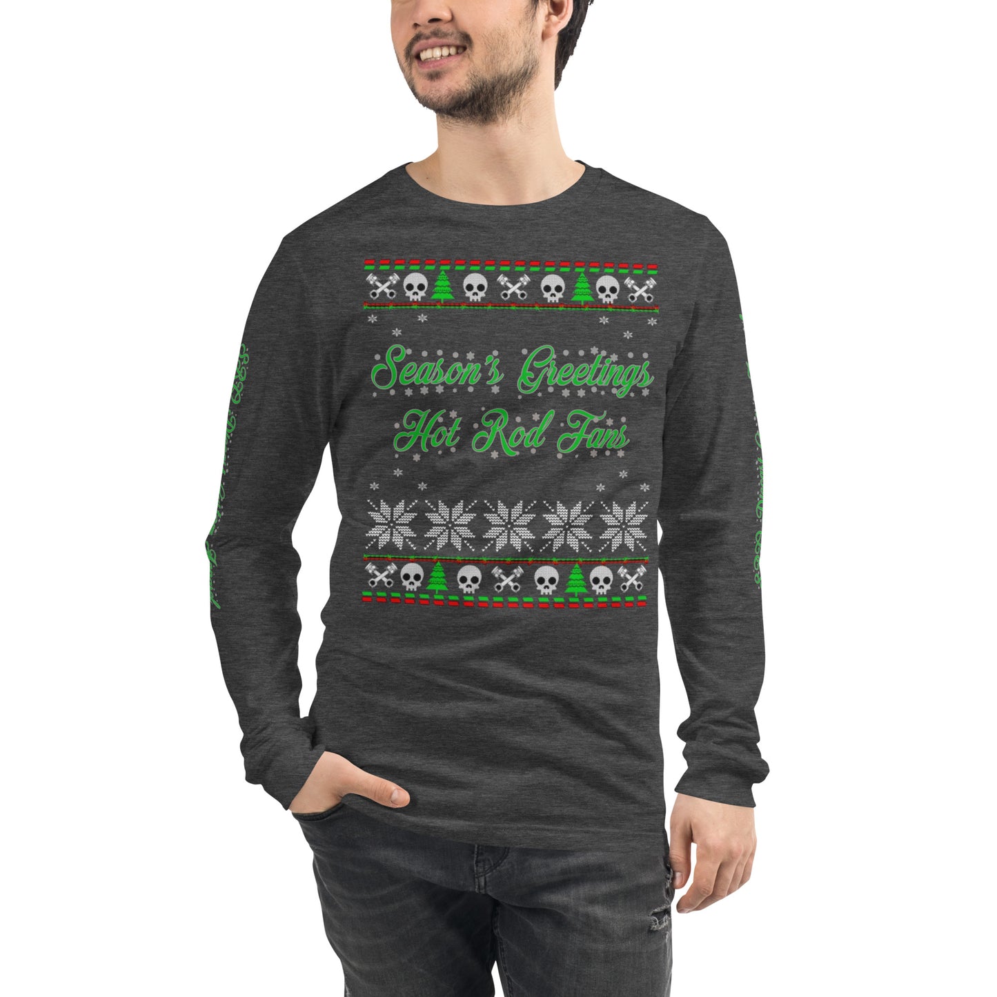 Unisex Long Sleeve Tee - Season’ Greetings - SRQ Diecast Custom Apparel