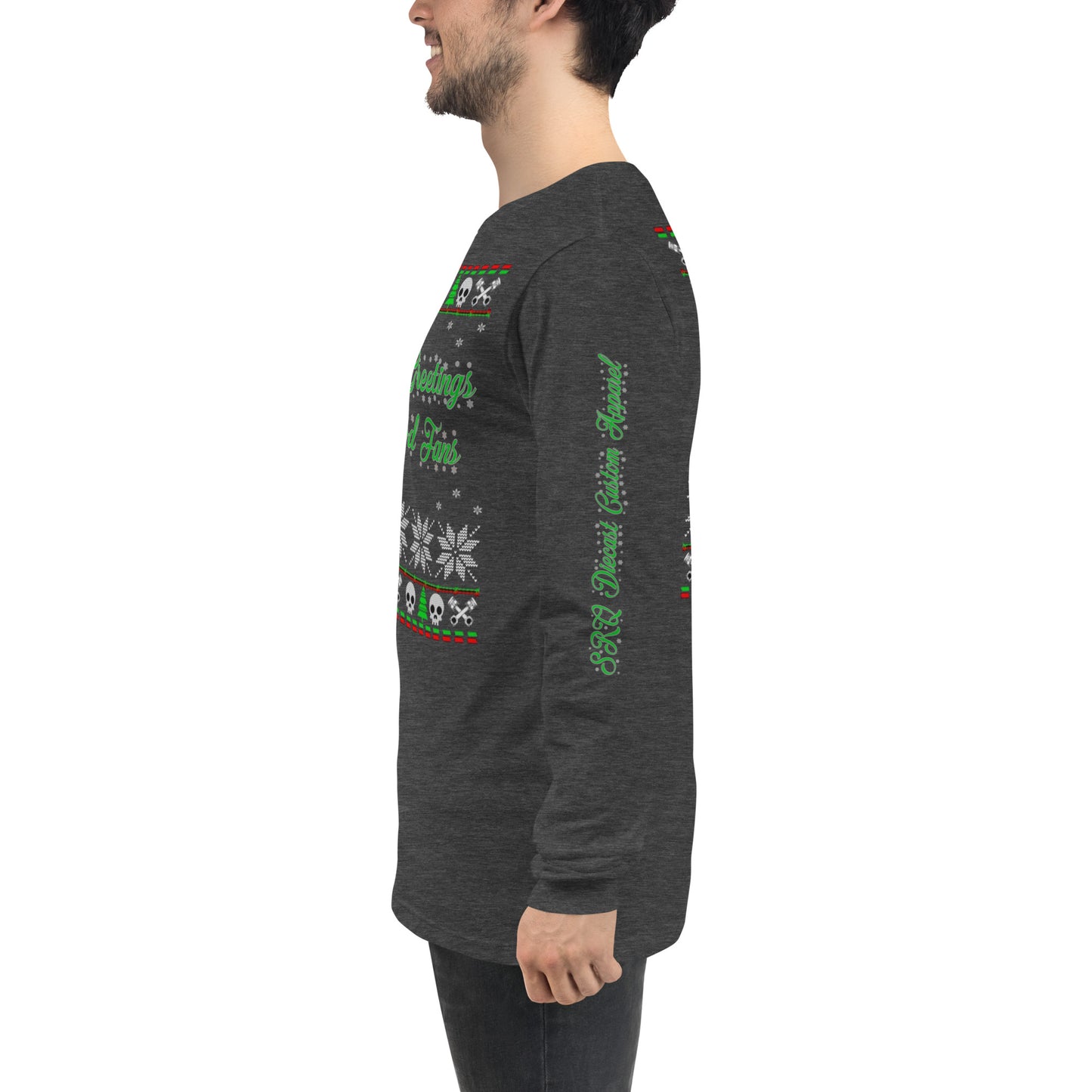Unisex Long Sleeve Tee - Season’ Greetings - SRQ Diecast Custom Apparel