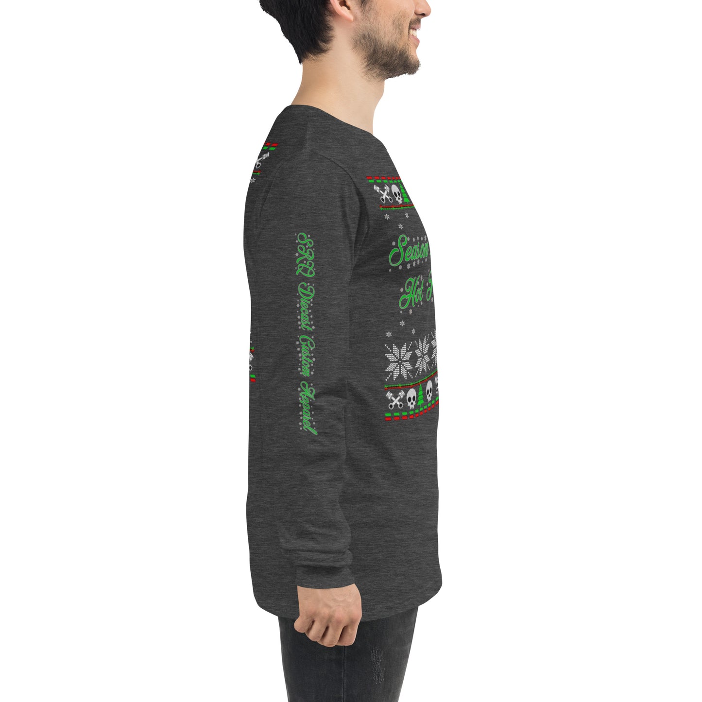 Unisex Long Sleeve Tee - Season’ Greetings - SRQ Diecast Custom Apparel