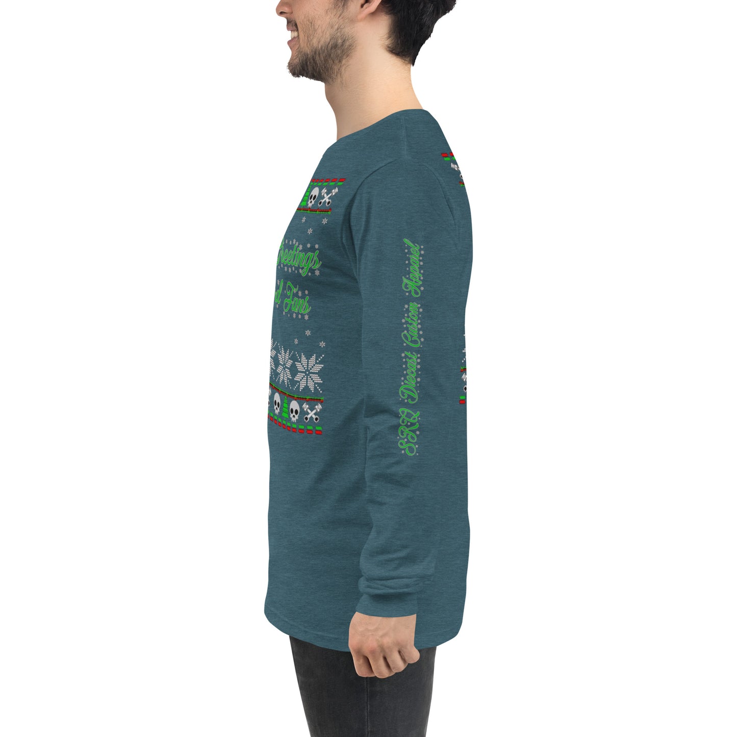 Unisex Long Sleeve Tee - Season’ Greetings - SRQ Diecast Custom Apparel
