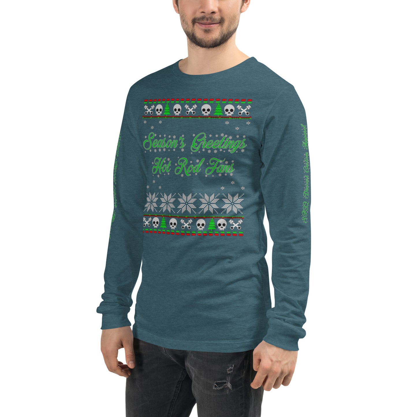 Unisex Long Sleeve Tee - Season’ Greetings - SRQ Diecast Custom Apparel
