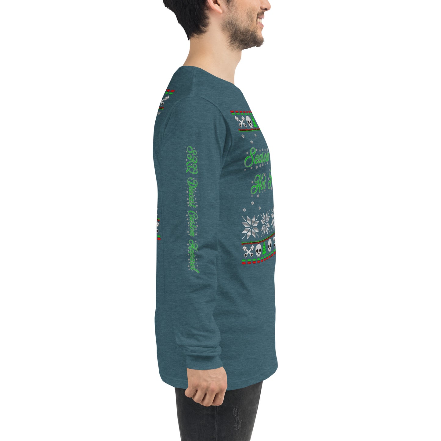 Unisex Long Sleeve Tee - Season’ Greetings - SRQ Diecast Custom Apparel