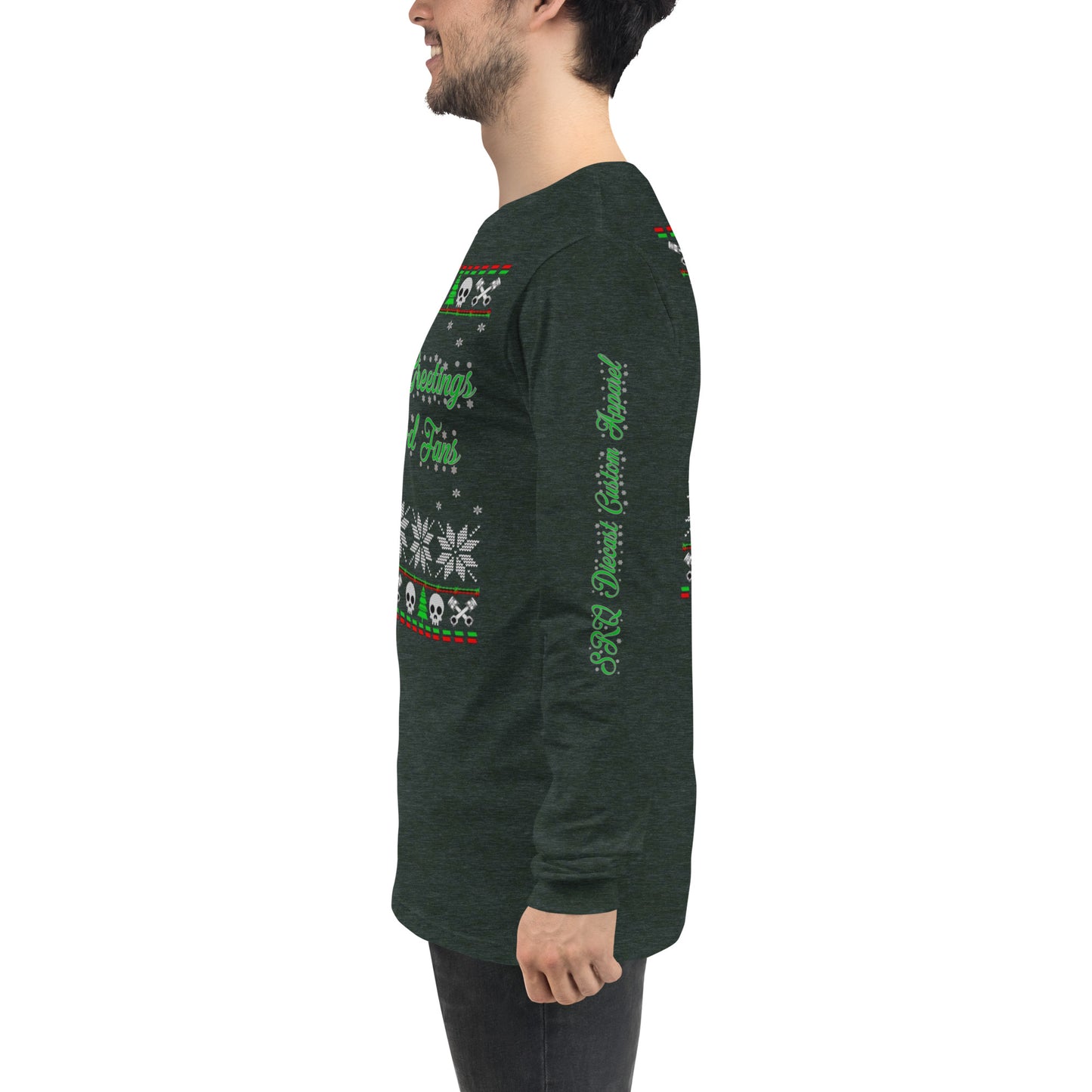 Unisex Long Sleeve Tee - Season’ Greetings - SRQ Diecast Custom Apparel
