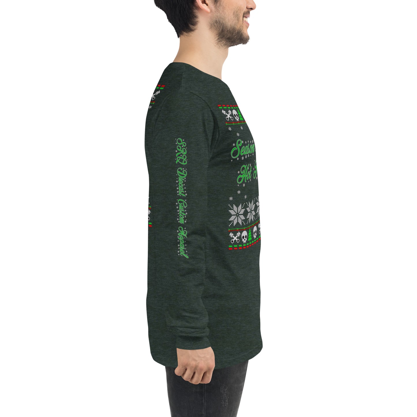 Unisex Long Sleeve Tee - Season’ Greetings - SRQ Diecast Custom Apparel