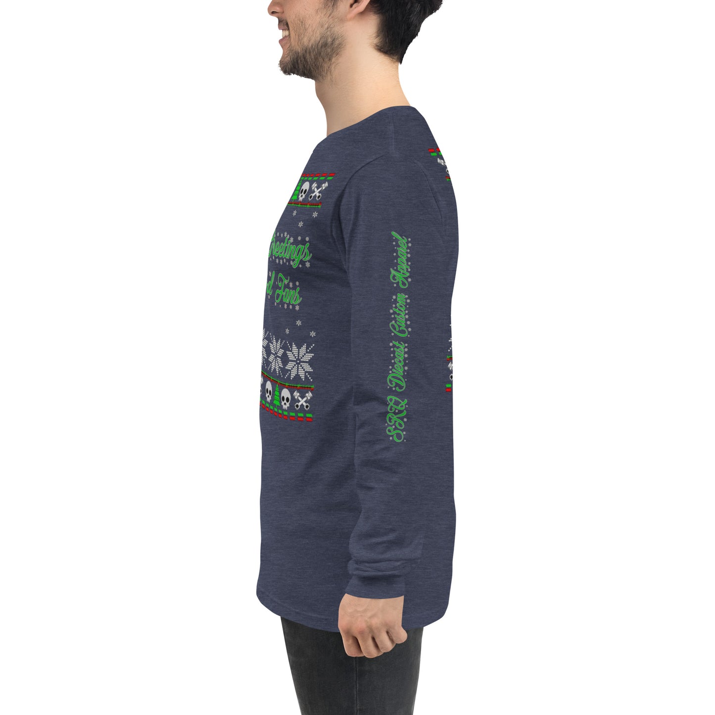 Unisex Long Sleeve Tee - Season’ Greetings - SRQ Diecast Custom Apparel
