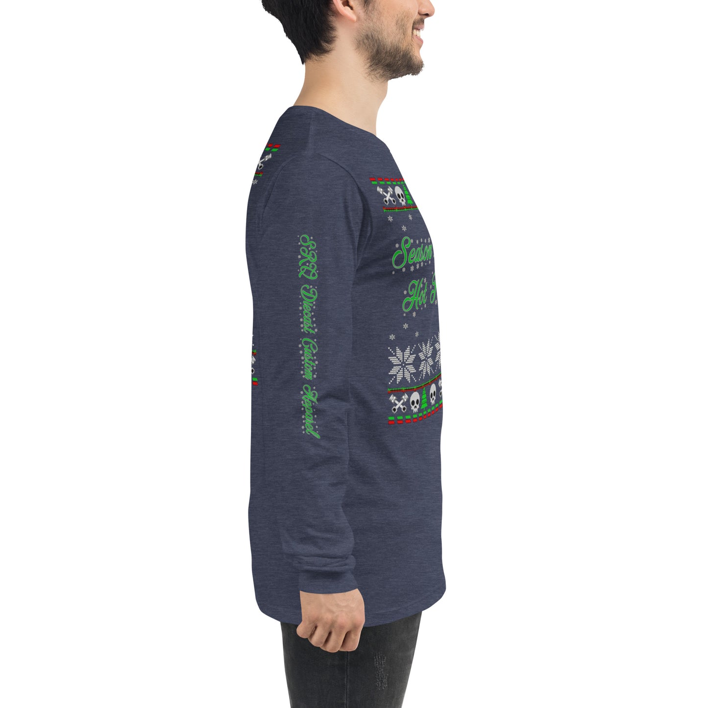 Unisex Long Sleeve Tee - Season’ Greetings - SRQ Diecast Custom Apparel