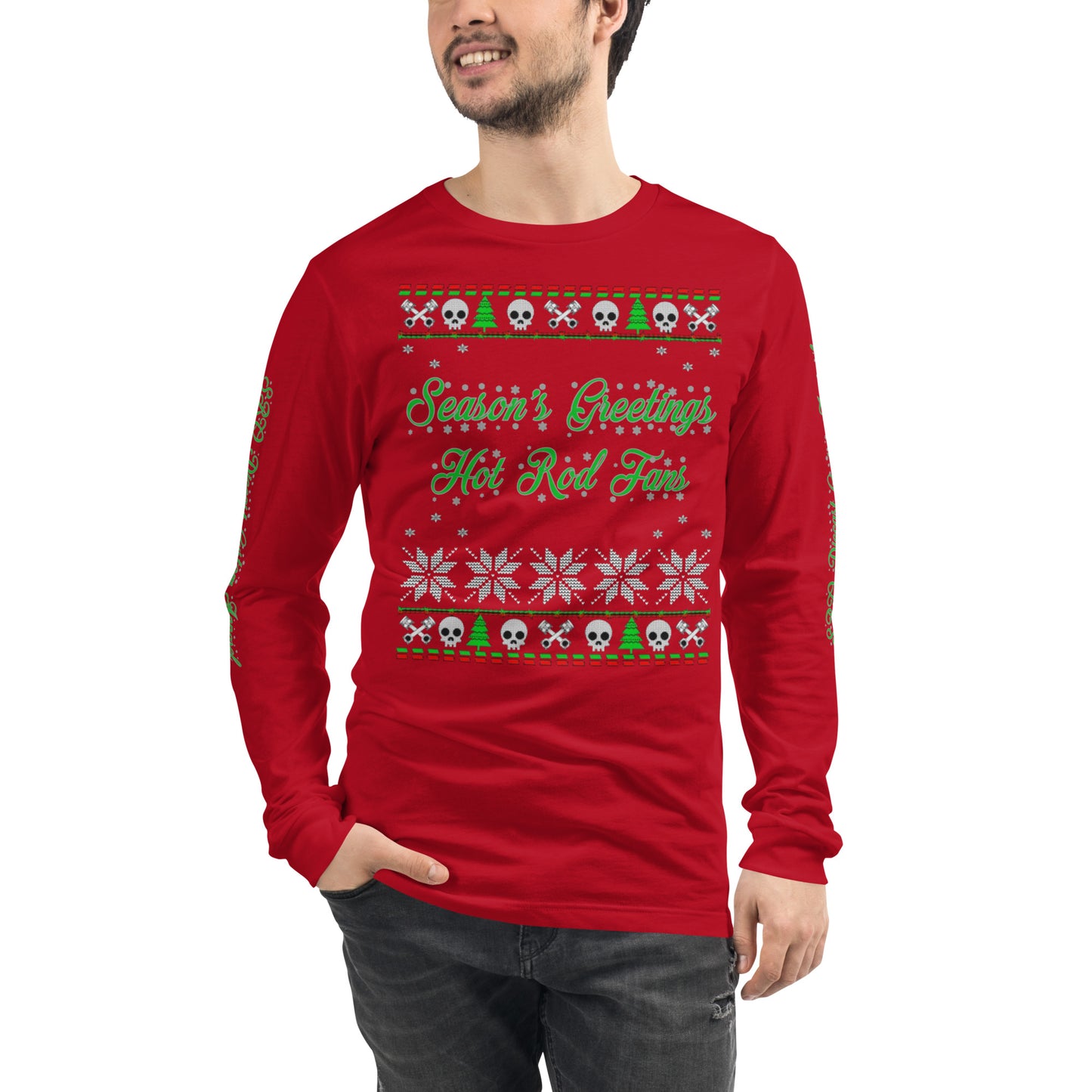 Unisex Long Sleeve Tee - Season’ Greetings - SRQ Diecast Custom Apparel