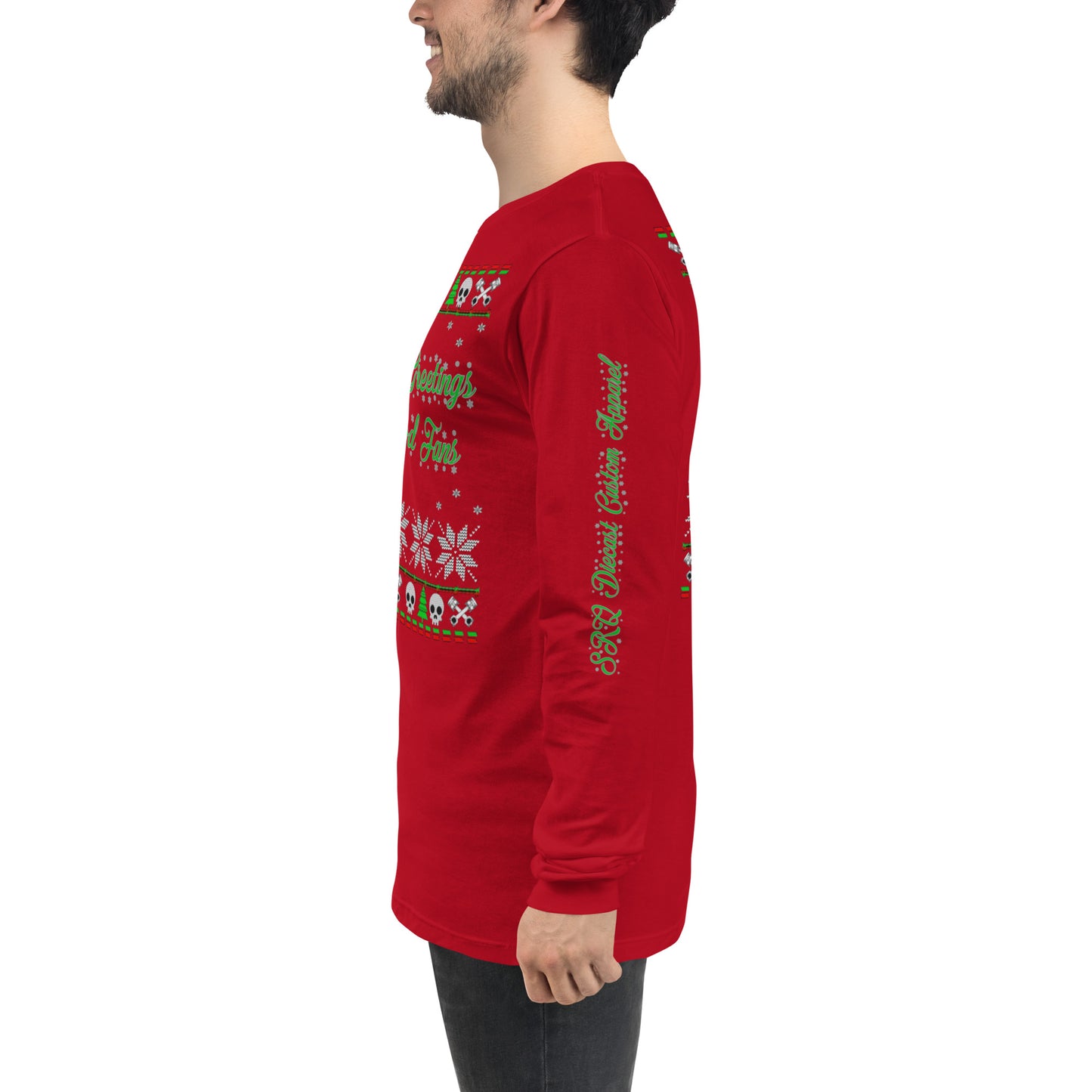 Unisex Long Sleeve Tee - Season’ Greetings - SRQ Diecast Custom Apparel