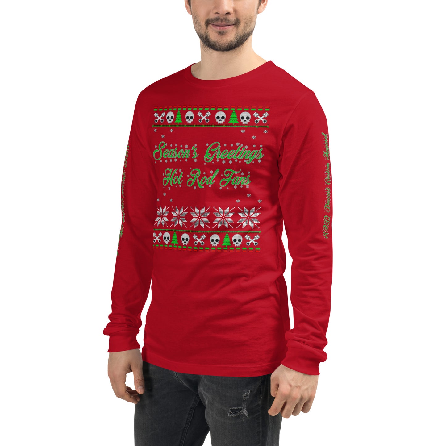 Unisex Long Sleeve Tee - Season’ Greetings - SRQ Diecast Custom Apparel