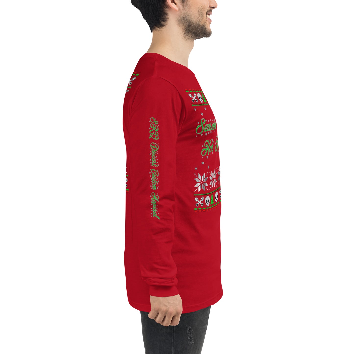 Unisex Long Sleeve Tee - Season’ Greetings - SRQ Diecast Custom Apparel