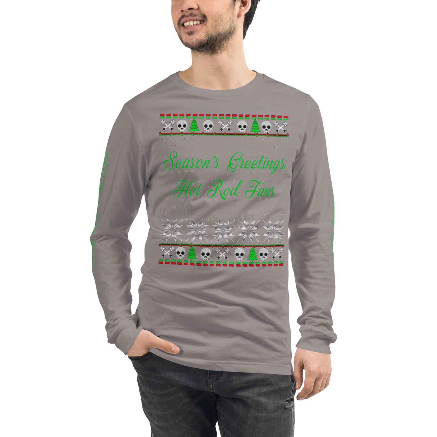 Unisex Long Sleeve Tee - Season’ Greetings - SRQ Diecast Custom Apparel