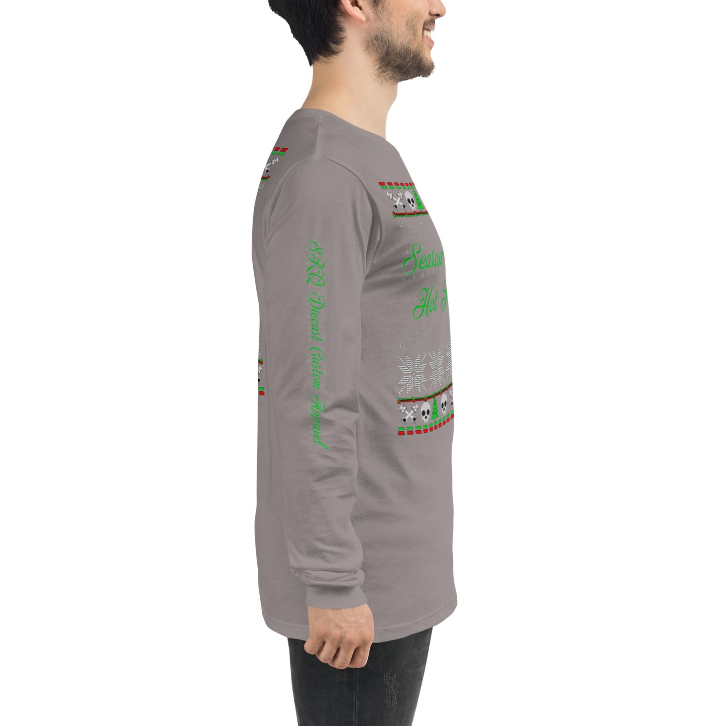 Unisex Long Sleeve Tee - Season’ Greetings - SRQ Diecast Custom Apparel