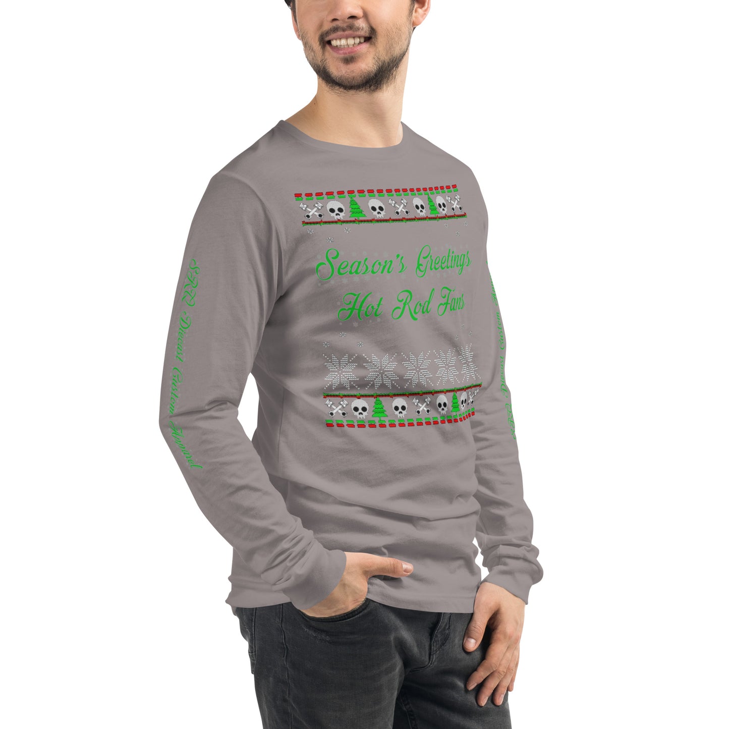 Unisex Long Sleeve Tee - Season’ Greetings - SRQ Diecast Custom Apparel