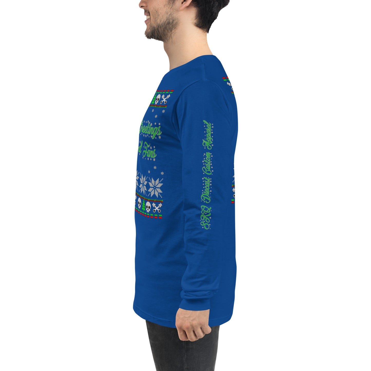 Unisex Long Sleeve Tee - Season’ Greetings - SRQ Diecast Custom Apparel
