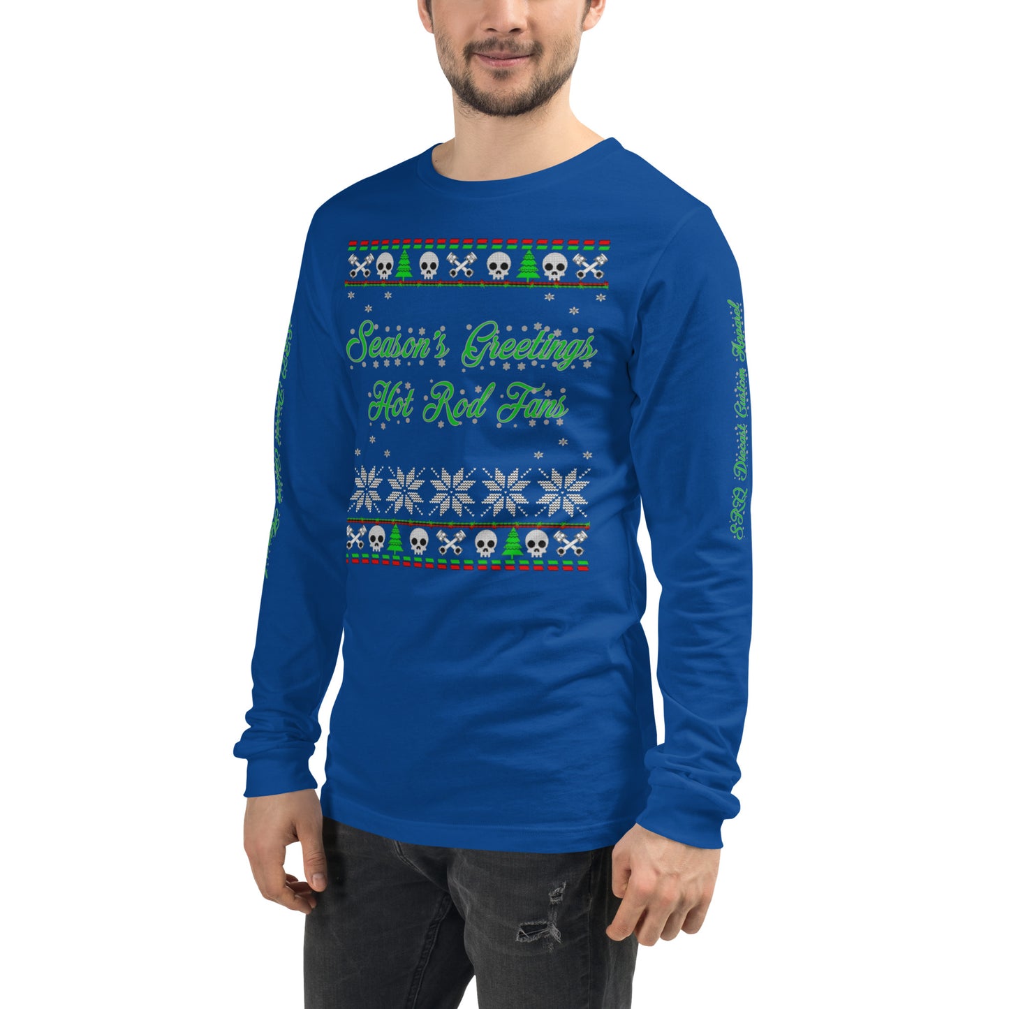 Unisex Long Sleeve Tee - Season’ Greetings - SRQ Diecast Custom Apparel
