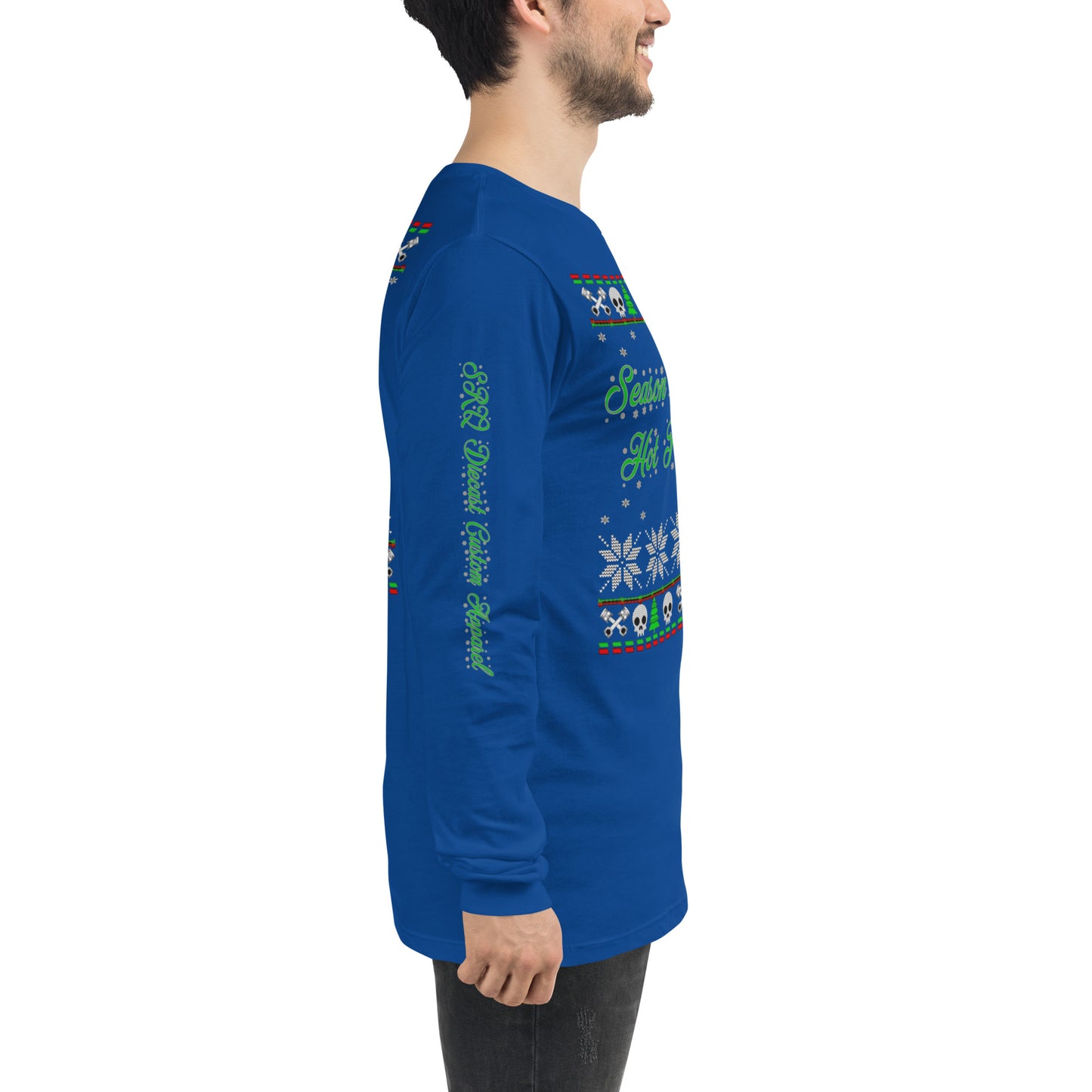 Unisex Long Sleeve Tee - Season’ Greetings - SRQ Diecast Custom Apparel