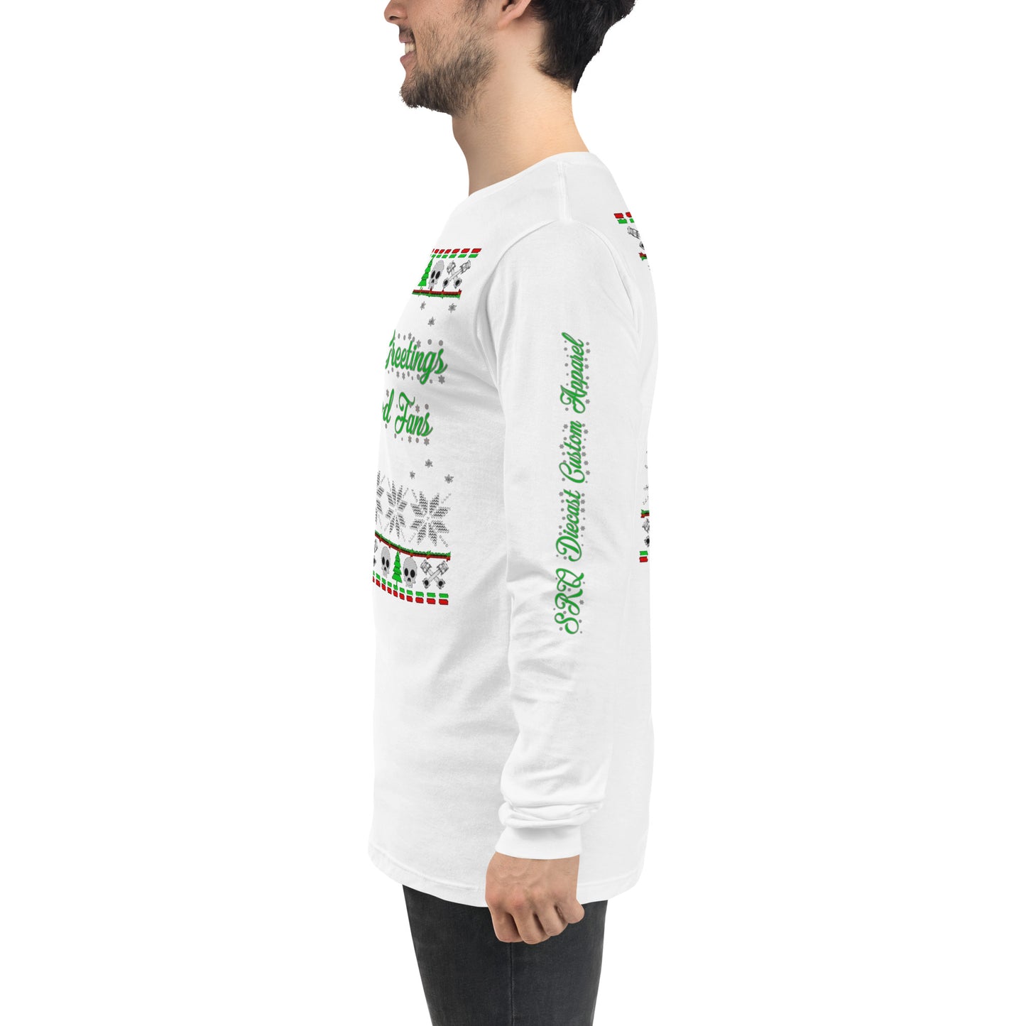 Unisex Long Sleeve Tee - Season’ Greetings - SRQ Diecast Custom Apparel