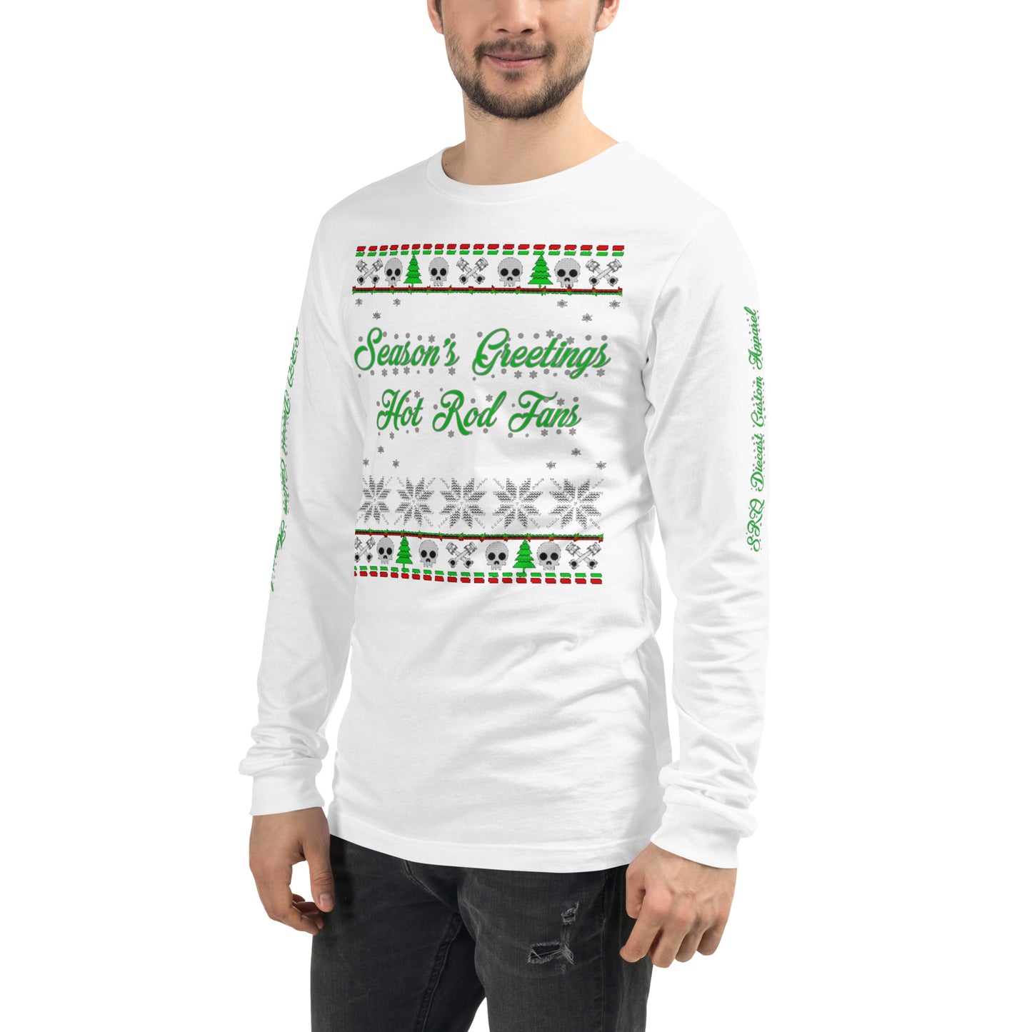 Unisex Long Sleeve Tee - Season’ Greetings - SRQ Diecast Custom Apparel