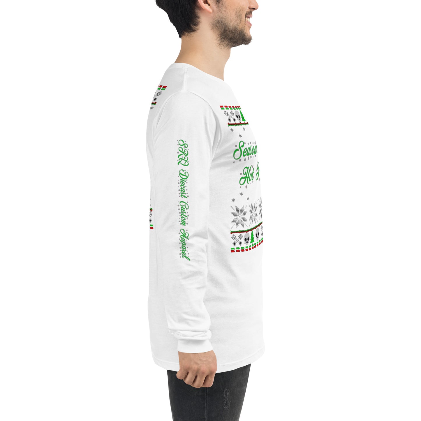 Unisex Long Sleeve Tee - Season’ Greetings - SRQ Diecast Custom Apparel