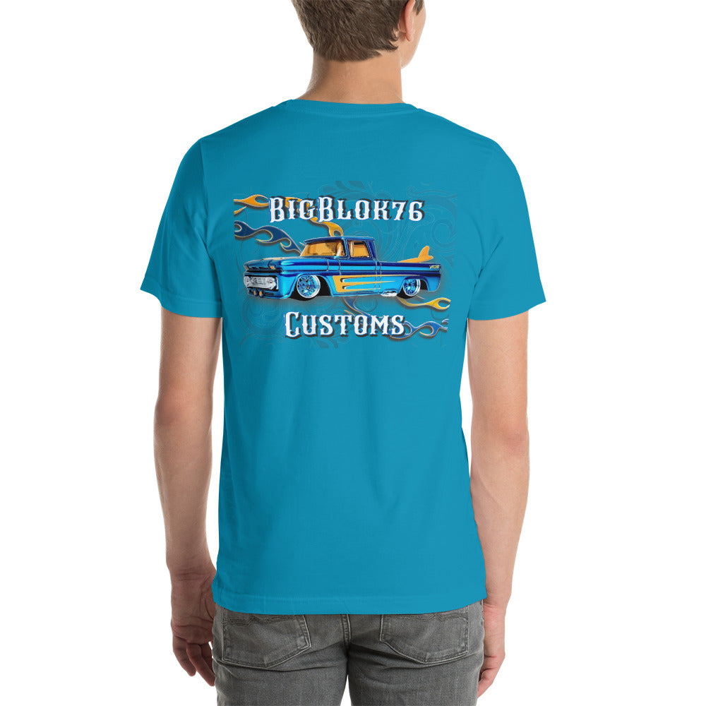 Short-sleeve unisex t-shirt - Big Blok 76 Customs - SRQ Diecast Custom Apparel