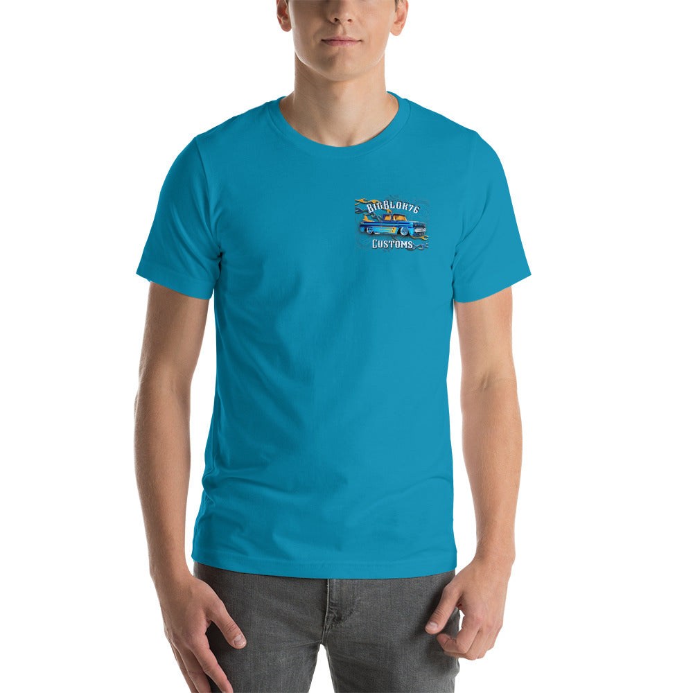 Short-sleeve unisex t-shirt - Big Blok 76 Customs - SRQ Diecast Custom Apparel