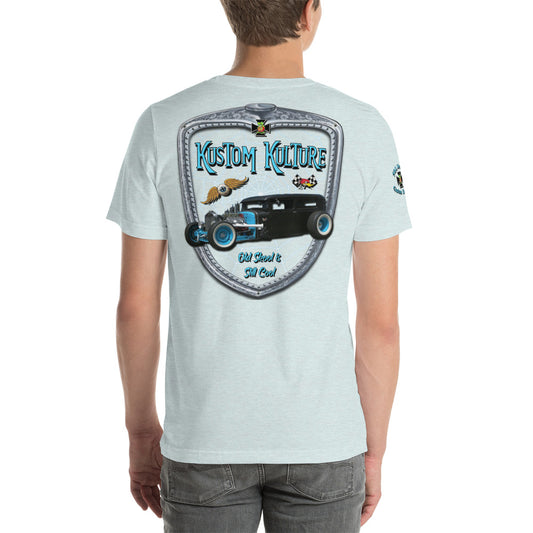 Unisex t-shirt - Kustom Kulture 2 - Teal - SRQ Diecast Custom Apparel