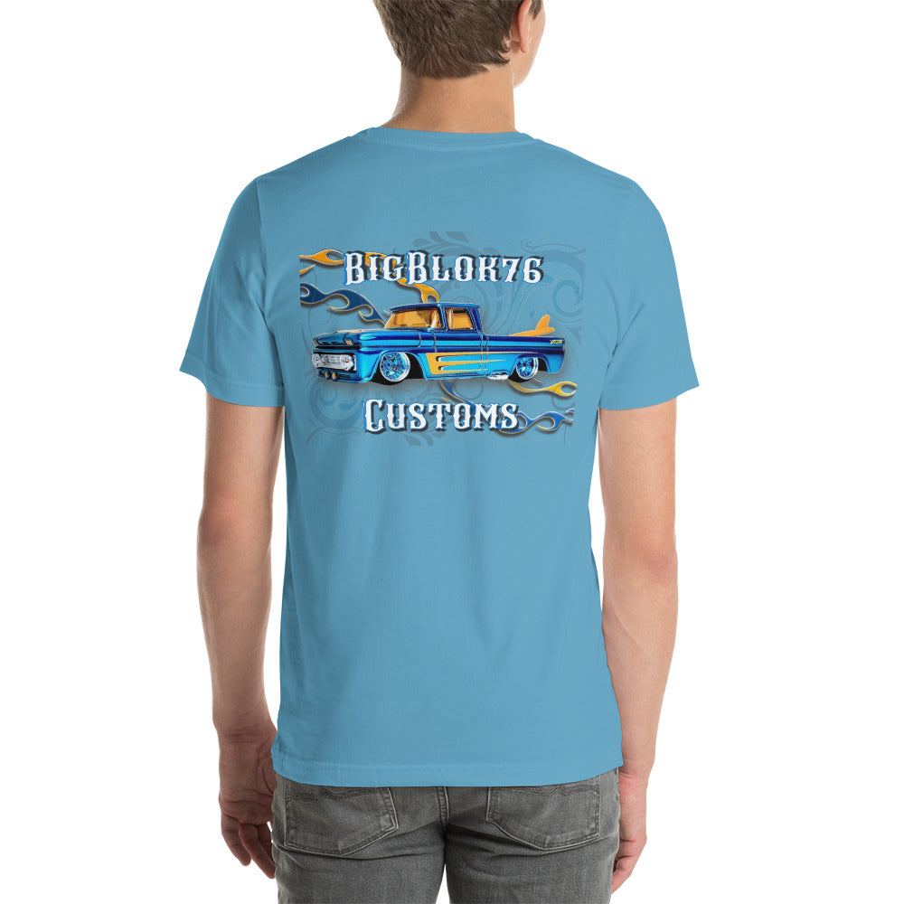 Short-sleeve unisex t-shirt - Big Blok 76 Customs - SRQ Diecast Custom Apparel