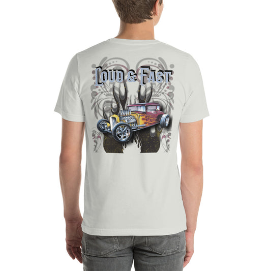 Short-Sleeve Unisex T-Shirt - Loud & Fast - SRQ Diecast Custom Apparel