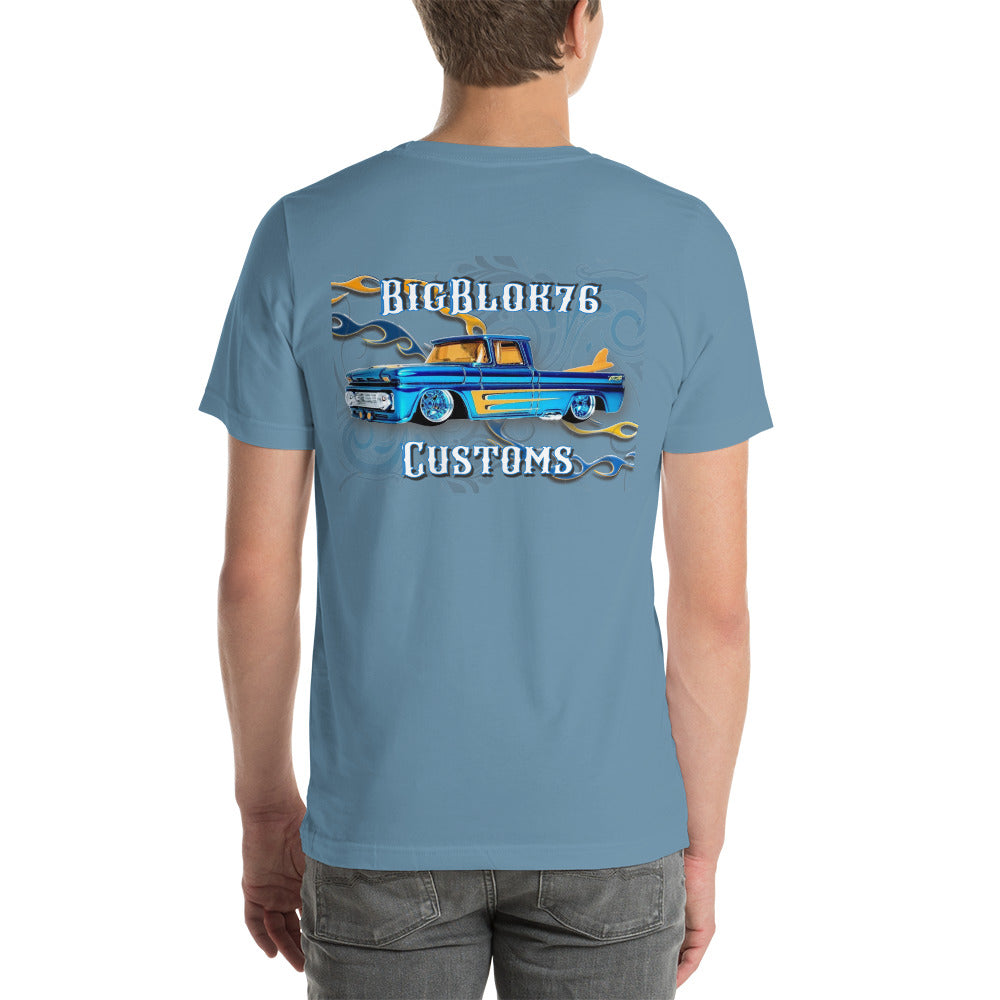 Short-sleeve unisex t-shirt - Big Blok 76 Customs - SRQ Diecast Custom Apparel
